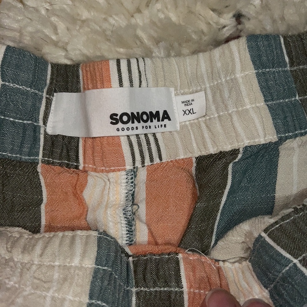 Sonoma soft comfy casual shorts (linen/cotton feel) lot of 2 pairs - Picture 3 of 5